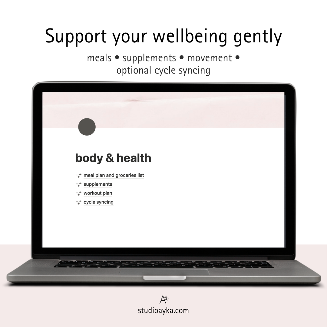 All-in-One Digital Life Planner for Notion