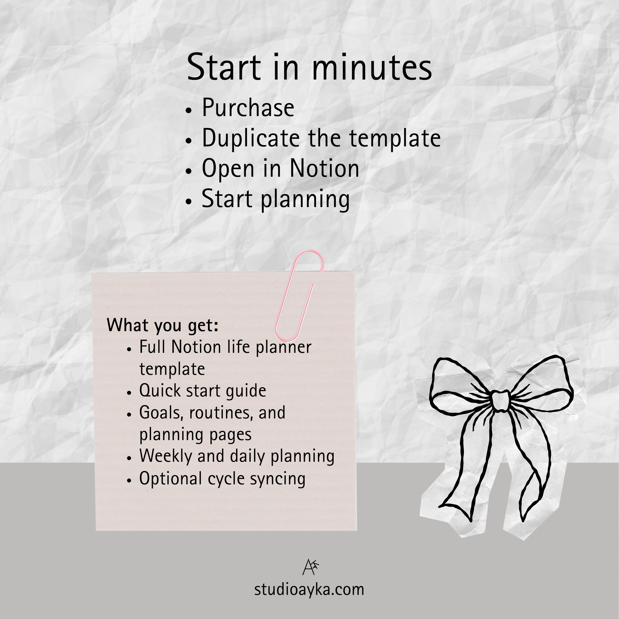 Digital Life Planner | Notion Template for Intentional Living
